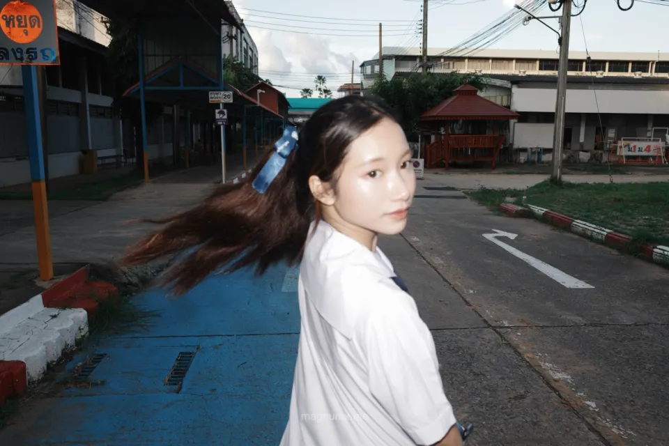 ถ่ายชุดนักเรียน ฟิลกล้องดิจิตอล