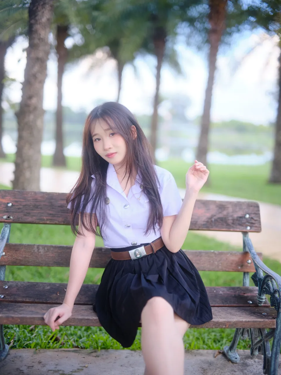 ถ่ายรูปชุดนักศึกษา โทนฟุ้งๆ